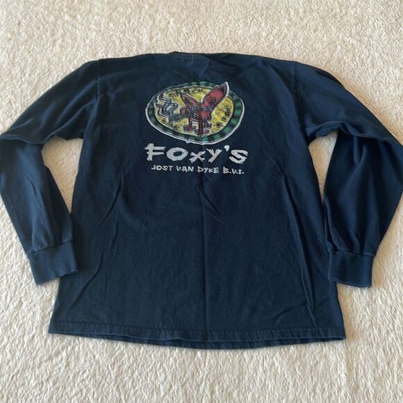 Foxys Jost Van Dyke long sleeve shirt black size medium - Picture 4 of 16